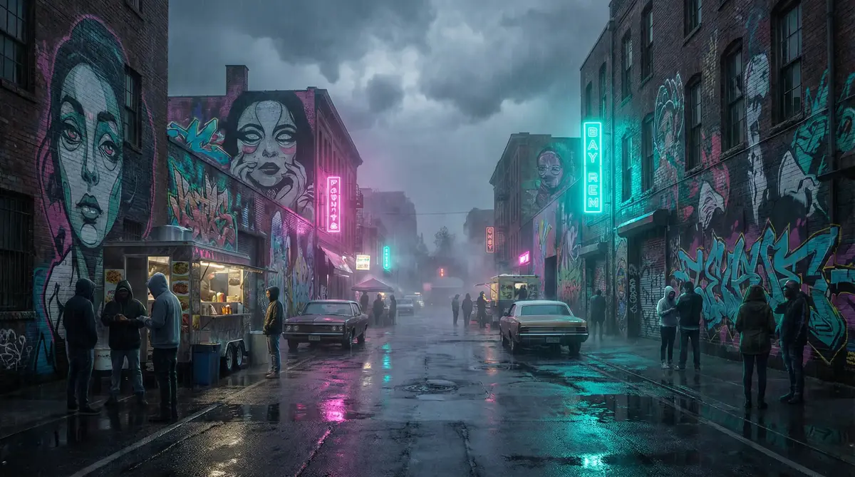 九九无码人妻一区二区三区 - 雨夜壁画街